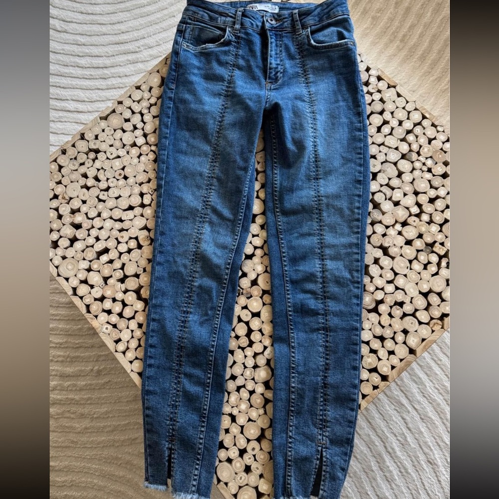 Zara low rise skinny jeans